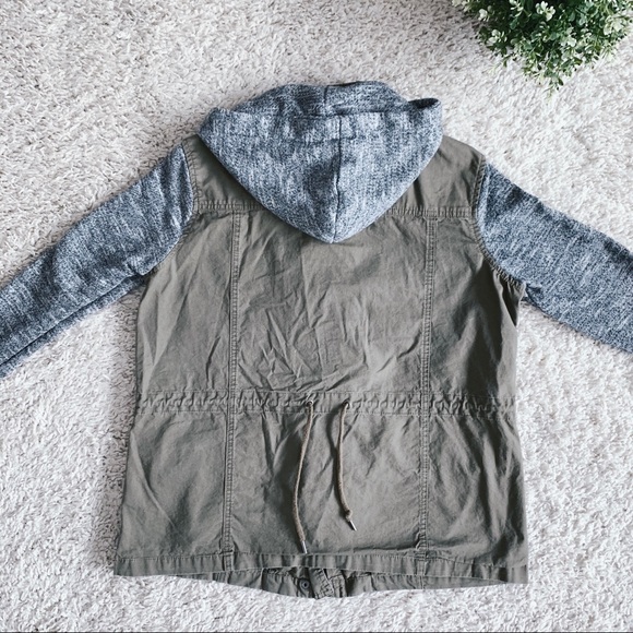 Zip-Up Utility Jacket & Removable Hood - Picture 4 of 8